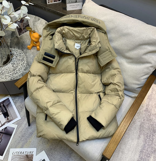 Burberry Hooded Short Down Jacket — hero