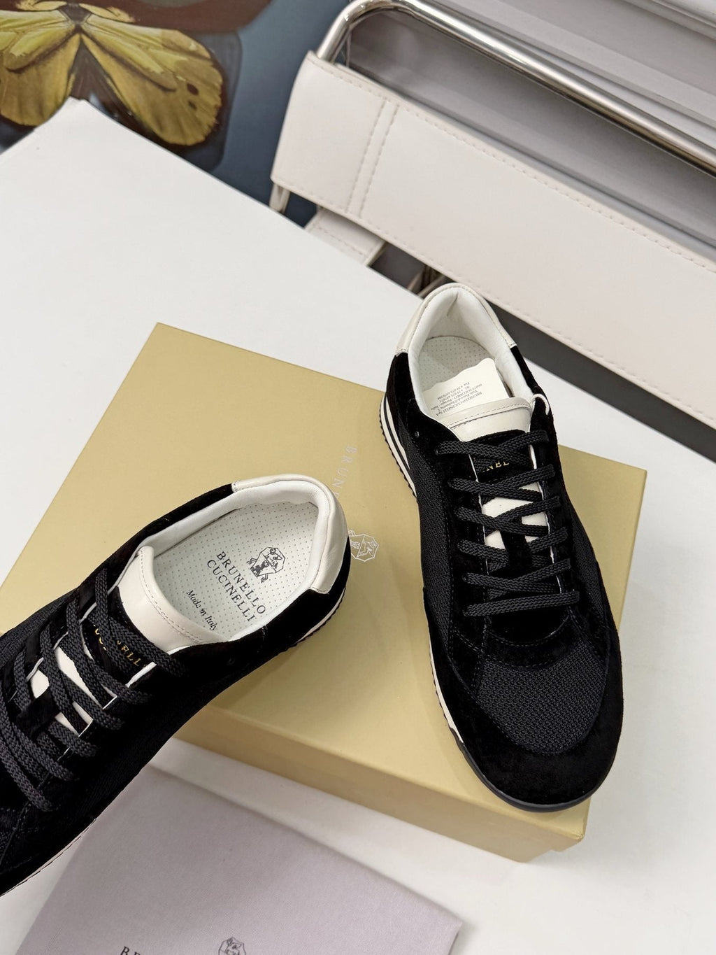 Brunello Cucinelli Low-Top Lace-Up Sneakers — front